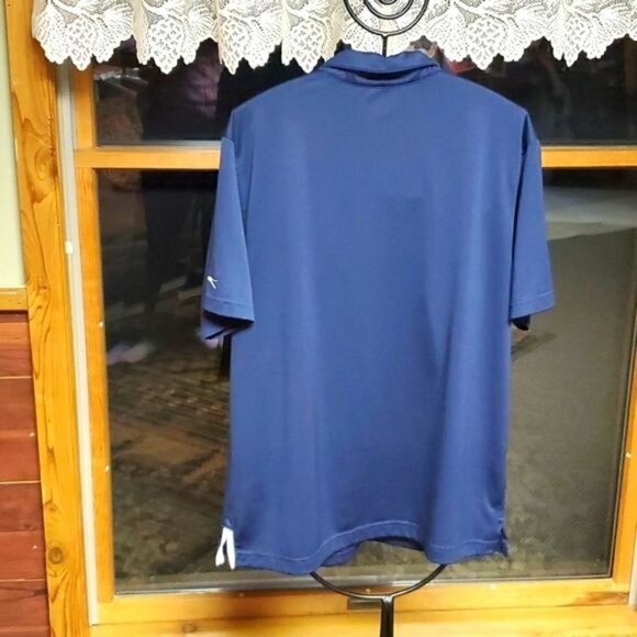 Slazenger Golf Polo Short Sleeve 3 Buttoned Sz L Shirt - Picture 6 of 7